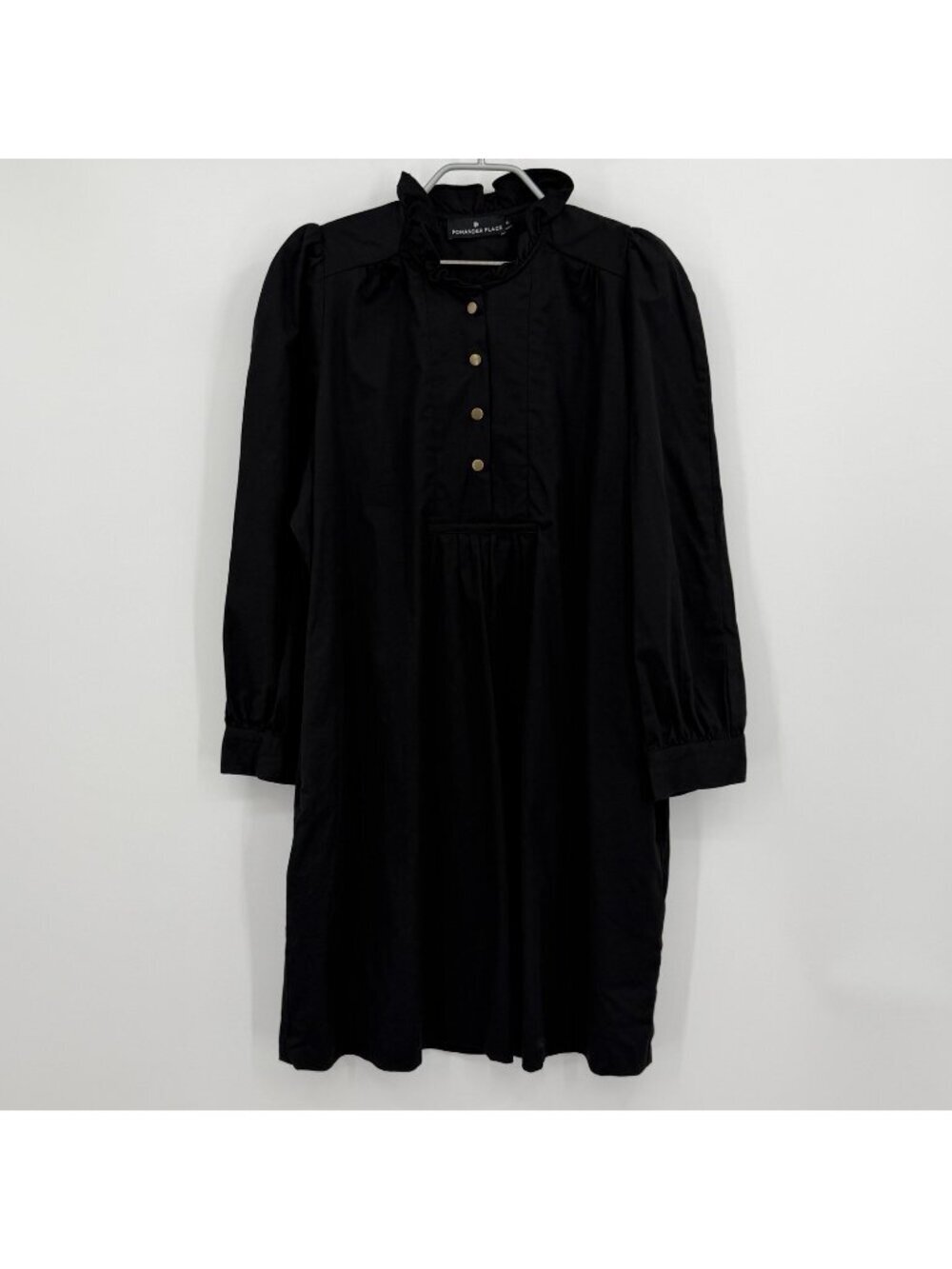 Pomander Place by Tuckernuck Black Claiborne Mini Shift Dress size XL NWOT